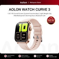 Aolon Curve 3 Smart Watch Women Original Bluetooth Call Customized Wallpaper Health Monitor Sports I