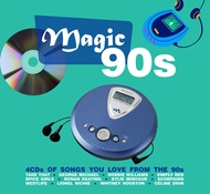 MAGIC 90s - BoxSet CD Musik Pop Klasik 4 CD Collectionr Edition Musik Berkualitas
