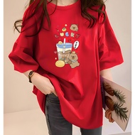 [AMYGO] 2Y604 Baju T Shirt Lelaki Man Tshirt  大码宽松T恤女裝上衣女生衣服 Plus Size Loose Man Clothes