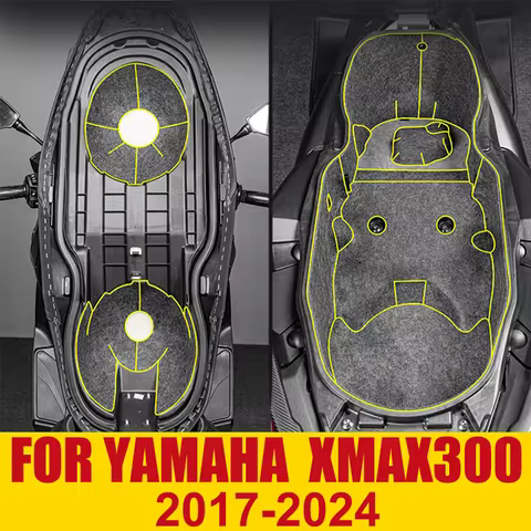 For YAMAHA XMAX300 XMAX 300TECH Motorcycle Rear Seat Cargo Liner Storage Box Seat Bucket Liner Cushi
