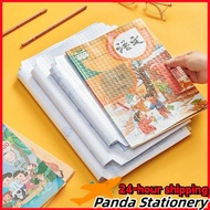 10 sheets Book Covers Waterproof Film Transparent Self-adhesive Book Wrapper Protective Cover