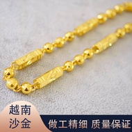 superior products【Factory direct sales】Vietnam Alluvial Gold Necklace Gold Necklace Simulation Gold Necklace No Color Fa