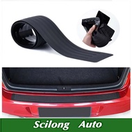 ♀Car Rear Bumper Guard Protector Sill Rubber Plate Cover Pad  for toyota rav4 corolla vios reizZ"l*