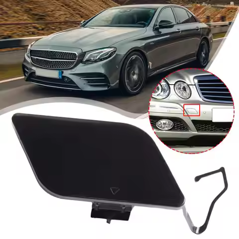 1pc Front Bumper Tow Hook Cover For Mercedes E Class W211 E200 E280 E350 E500 Cover Cap 2007-2009 A2