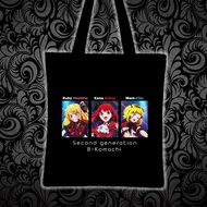 B KOMACHI 2ND GENERATION anime v2 Printed tote bag canvas