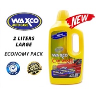 Waxco Car Wash Shampoo 2000ML shampoo cuci kereta buatan malaysia economy pack car shampoo
