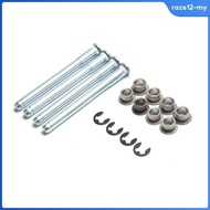 [RazecaMY] Vehicle Part Door Hinge Pin Bushings Kit Door Hinge Repair Kit Iron Ribbed