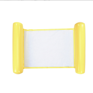 全城熱賣 - 可折疊雙用靠背浮墊浮床（黃色）（充氣後尺寸120*70CM）