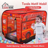 TENDA LEDAOHOME Kids Car Tent / Character Car Tent Folding Tent Police Car School Bus || Size 110x72