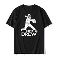 Drew Uncle Irving Printed T-Shirt Carey Irving Dribbg Uncle American Basketball Cotton Short Sleeve 