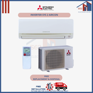 MITSUBISHI STARMEX SYSTEM 2 INVERTER AIRCON + INSTALLATION - 5 TICKS