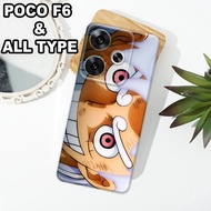 G33 - XIAOMI Case Latest F6 5Gpoco 2024 - Flexible rubber material - ANIME MOTIF - XIAOMI silicone F