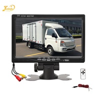 12V-36V 7inch Car Monitor 16:9 800x480 LCD Rearview Monitor with 2 Way Video Input for Rear View Cam