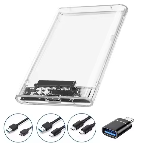 Harddisk Boxs USB 3.0/Type C to SATA III Hard Disk Case 2.5Inch HDD SSD External Enclosure Hard Driv