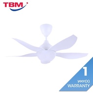 Alpha AX80-5B/40 MATT WHITE Ceiling Fan 40" 5 Blades Matt White