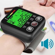 LY English Voice Wrist Blood Pressure Monitor Tonometer Digital Sphygmomanometer Electronic Bp Moni