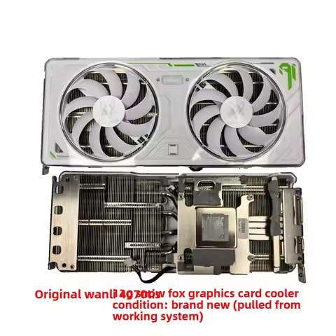 Custom GPU Radiator Heatsink Triple Fan 6 Copper Pipes, Fits Manli GeForce RTX 4070 Ti Super Starshi