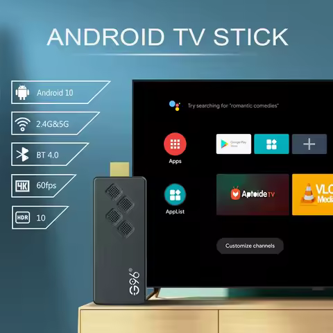 10pcs LOT Global Version Android 14 G96 TV Stick 8K HDR Portable Media 2GB16GB Allwinner H313 Quad C