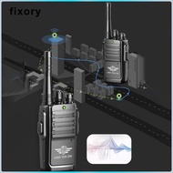 [fixory] 2x Kids 2 Way Radio Children's Walkie Talkie with Metal Clip Handheld Radio for Family