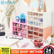 🔥 CLEAR VIEW 🔥 6 / 9 Slots Mini Drawer Storage Box Cosmetic Jewelry Stationery Multi Grid Desk Sorti