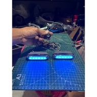 DRL DAYLIGHT PIAA ORIGINAL JAPAN HALFCUT COND LED  BLUE COMPLETE SUIZ ON OFF