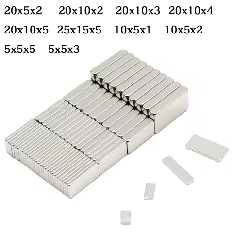 Super Powerful Neodymium Magnet Block NdfeB N35 Strong Permanent Magnetic imanes Refrigerator Magnet