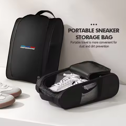 For BMW 1PC Portable Sneakers Boot Storage Bag Oxford Cloth Travel Bag 1 3 5 Series X1 X3 X4 X5 X7 G