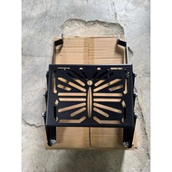Foldable Monorack Lipat Rack Belakang Top Box Carrier Motor Ex5 110 Ready Stock Design Butterfly Mod