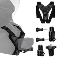 K&F Concept Action Camera Motorcycle Dirt Bike Helmet Chin Strap Mount, Helmet Holder Mounting Attac