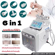 6 in 1 ฟองขนาดเล็ก Skin Care เครื่องมือ Ultrasonic RF Hydra Deep Facial Pore ทำความสะอาดผิวหน้าเครื่