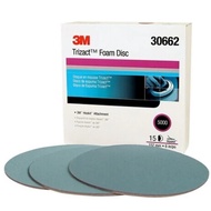 1PCS - 3M TRIZACT 6" ROUND SAND PAPER 6INCH # R5000 (30662) / #R3000 (02085) / #R1500 (02088)