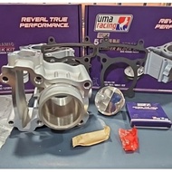 Uma Racing Cylinder Block Kit Ceramic STD Y15ZR/LC135/FZ150 57MM, Y16ZR 58MM