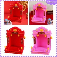 [JoyDIY] Pooja Table Figurine Versatile Altar Buddha Shelf Shrine Altar Sculpture