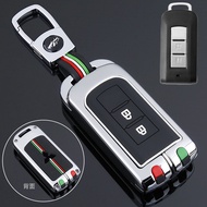Sukisa Auto Parts Zinc Alloy Luminous Remote Car Key Case Cover Fob Bag Holder For Mitsubishi Outlan
