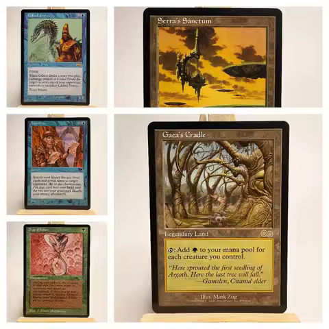 Reserve List Legends magical proxy Gaea's Cradle Gilded Drake Intuition Serra's Sanctum German Black