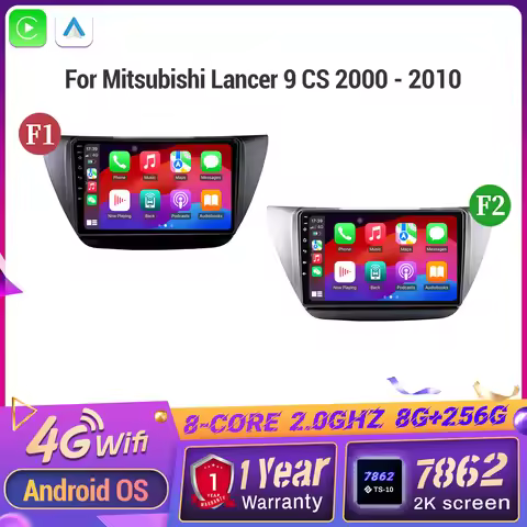 Car Radio Android 14 For Mitsubishi Lancer 9 CS 2000 - 2010 Navigation Multimedia Wireless BT Carpla