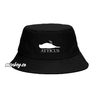 Topi Bucket Hat / Topi Mancing / Topi Pendaki / Topi Distro / Topi Pria dan Wanita / Logo Atticus