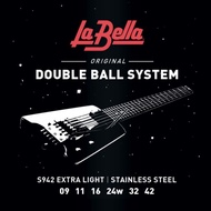 สายกีตาร์หัวตัด La Bella Double Ball Electric Guitar String | Strings Shop