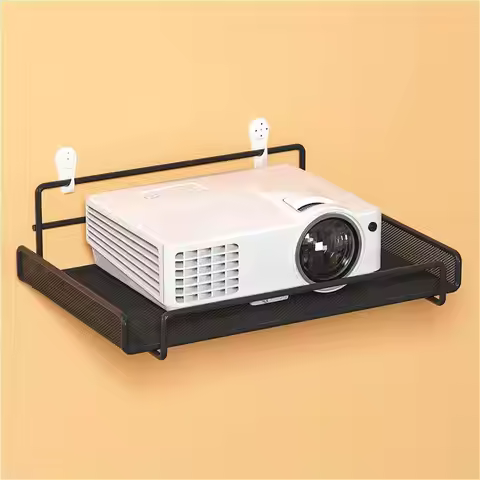 Projector Shelf Universal Sturdy Single Layer Projector Holder Stand Wall Mount Bracket for Office H