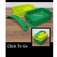 Tupperware Click To Go 900ml (1)Non Divided / Divided 
22.2cm(L) x 14.3cm(W) x 5.3cm(H)

Retail Pric