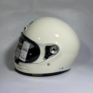 SHOEI Glamster pearl white retro motorcycle helmet, full face anti fall