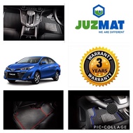 Toyota Vios 2019-Present Customization EVR Car Floor Mat(JUZMAT)