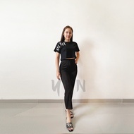 Crop Top Screen PrintedWanita | T-shirt Wanita | Export Remainder | Hype Hype Hype