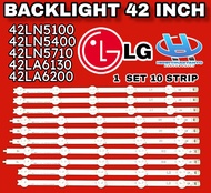 BACKLIGHT TV LED LG 42LN5100 42LN5400 42LN5710 42LA6130 42LA6200 BACKLIGHT LG 42LN