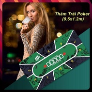 BlackJack Poker Mat, Aunt Da Mat, Texas Hold'Em (0.6×1.2m) - SUPERDECOR