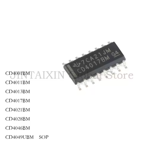 10PCS CD4017BM SOP16 CD4017 SOP HEF4017BT CD4001BM CD4011BM CD4013BM CD4021BM CD4028BM CD4046BM CD40
