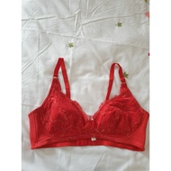 Si bra size 90 D red lace