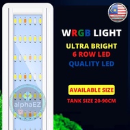 🇲🇾 Aquarium LED Light 6 Row Super Bright WRGB XGD ( Same with Kandila ) for Aquarium and Aquascape Full Spectrum