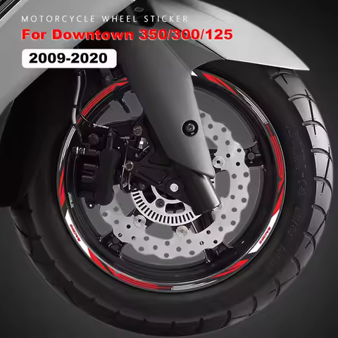 Motorcycle Wheel Sticker Waterproof Decals for Kymco Downtown 300i 350i 125i 200i 300 350 125 Access