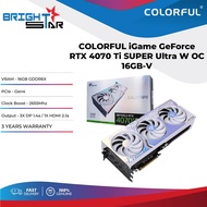 COLORFUL iGame GeForce RTX 4070 Ti SUPER Ultra W OC 16GB-V